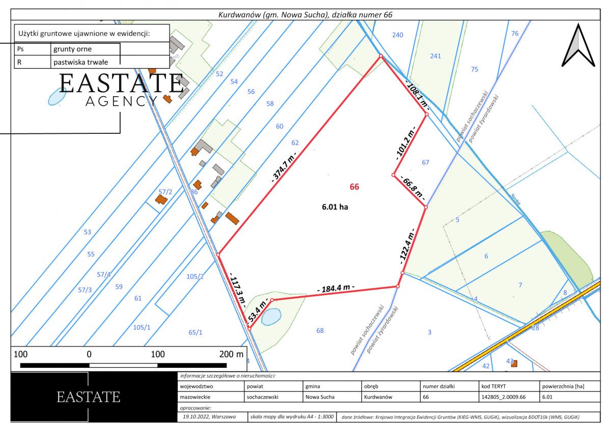 Działka rolna Kurdwanów. Zdjęcie 2