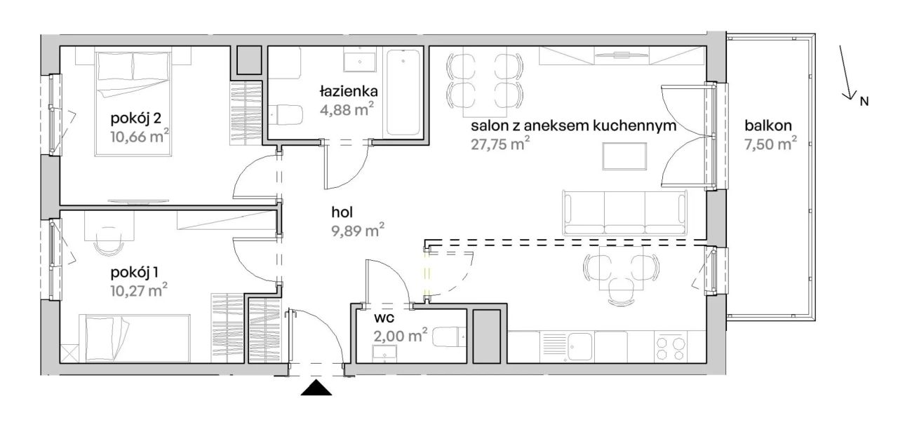 Mieszkanie 3-pokojowe Poznań Starołęka, ul. Unii Lubelskiej. Zdjęcie 7