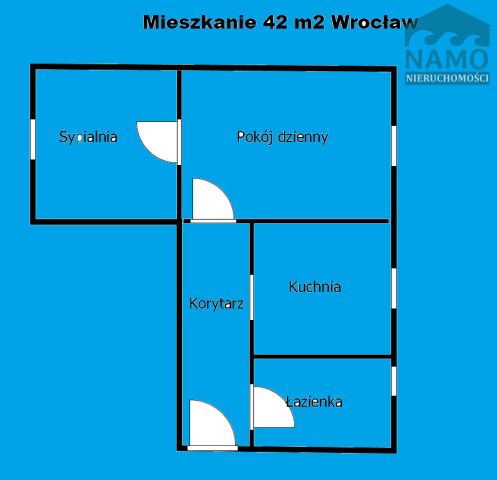 Mieszkanie 2-pokojowe Wrocław Borek, al. gen. Józefa Hallera. Zdjęcie 15