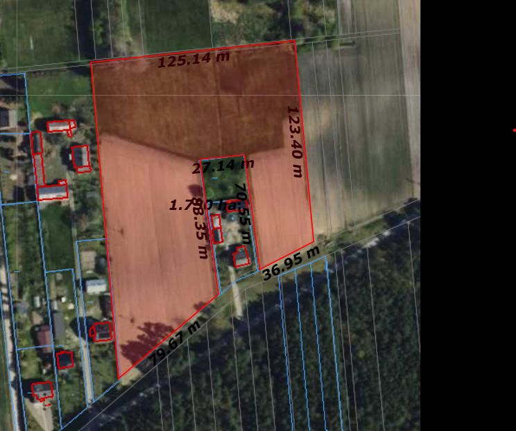 Działka rolna Ścichawa