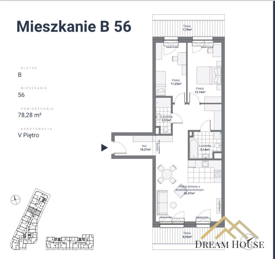 Mieszkanie 3-pokojowe Gdynia Śródmieście, ul. św. Piotra. Zdjęcie 14