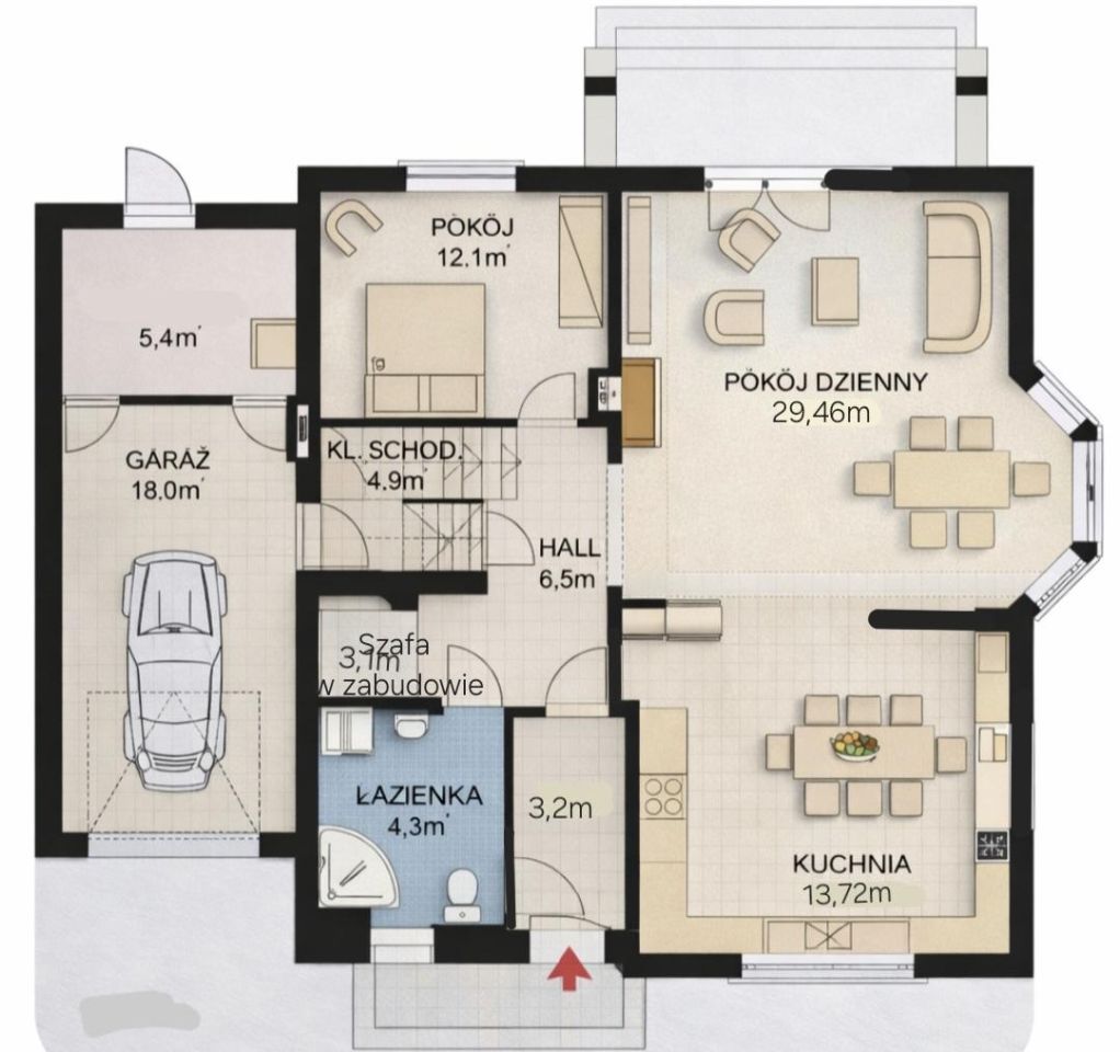 dom wolnostojący, 6 pokoi Choszczno, Brak. Zdjęcie 1