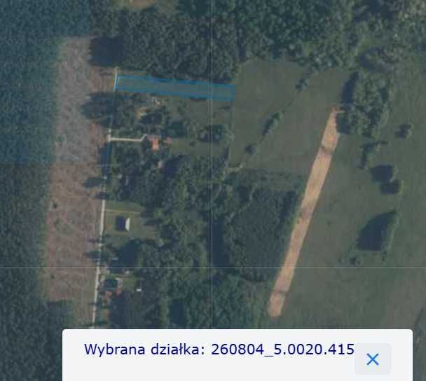 Działka budowlana Młodzawy Duże. Zdjęcie 4