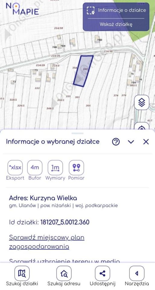 Działka Kurzyna Wielka Zarowie. Zdjęcie 2