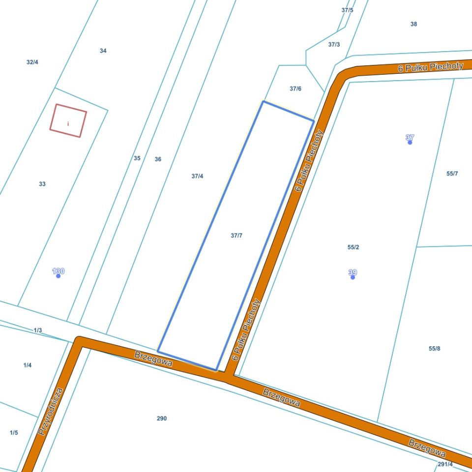 Działka siedliskowa Kępa Kiełpińska, ul. Brzegowa. Zdjęcie 6