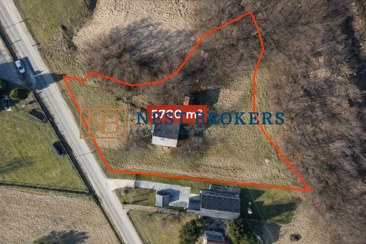 Działka inwestycyjna Wola Radziszowska, ul. Skawińska. Zdjęcie 2