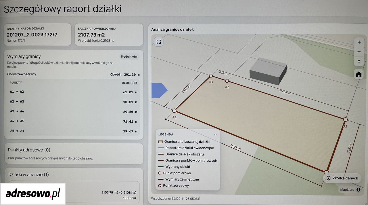Działka budowlana Nowa Wieś. Zdjęcie 5