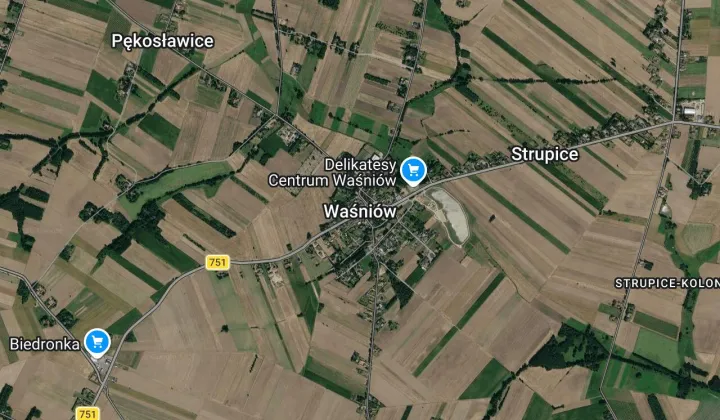Działka rolna Waśniów