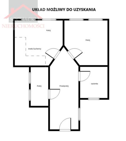 Mieszkanie 2-pokojowe Lubań Centrum, ul. Bankowa. Zdjęcie 11