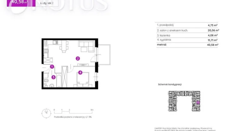 Mieszkanie 2-pokojowe Bielsko-Biała Stare Bielsko, ul. Muszlowa