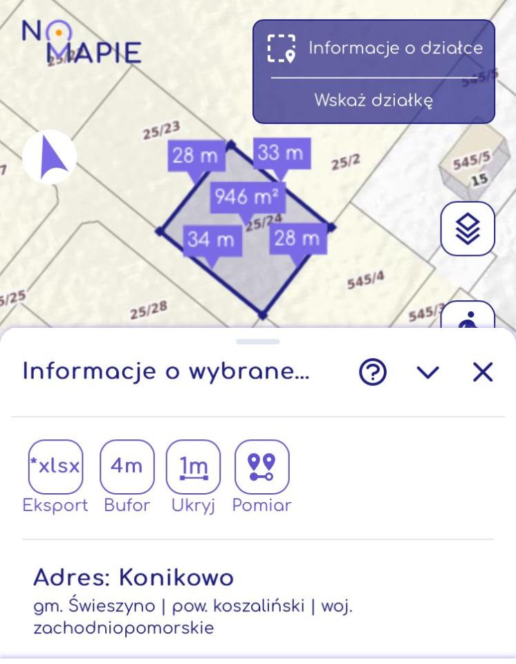 Działka budowlana Konikowo. Zdjęcie 2