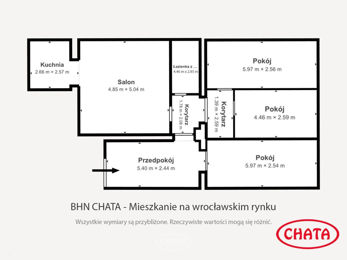 Mieszkanie 4-pokojowe Wrocław Stare Miasto, ul. Ofiar Oświęcimskich. Zdjęcie 24