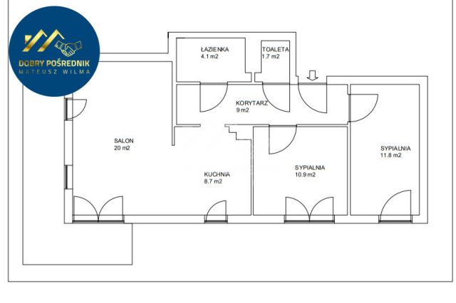 Mieszkanie 3-pokojowe Gdańsk Morena, ul. Morenowe Wzgórze. Zdjęcie 2