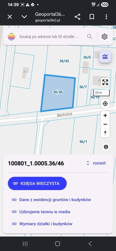 Działka budowlana Konstantynów Łódzki Bechcice, ul. Bechcice. Zdjęcie 5