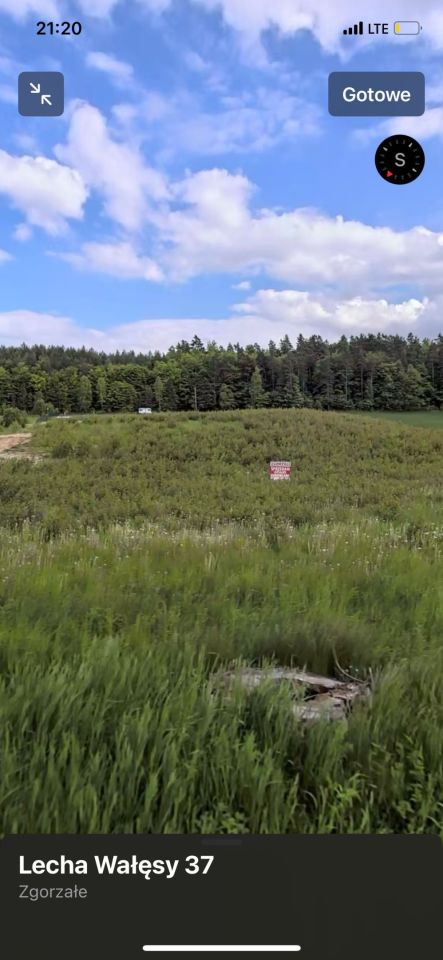 Działka budowlana Zgorzałe. Zdjęcie 2