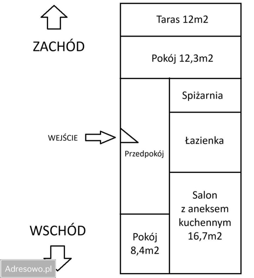Mieszkanie 3-pokojowe Kraków Czyżyny, os. Akademickie. Zdjęcie 9