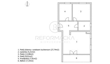 Mieszkanie 3-pokojowe Rzeszów, ul. Iwonicka