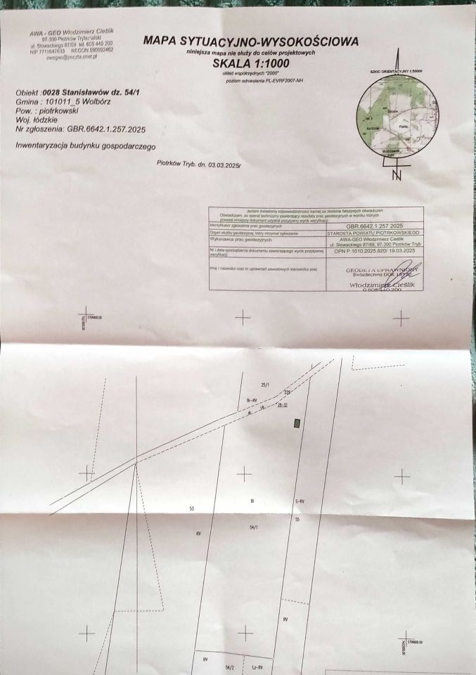 Działka budowlana Stanisławów. Zdjęcie 4
