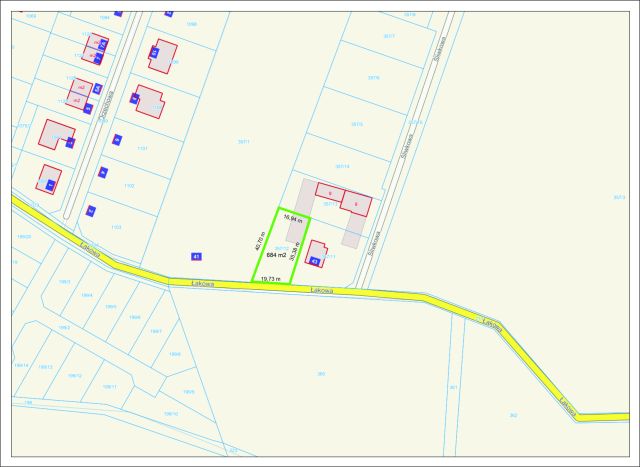 Działka budowlana Siekierki Wielkie, ul. Łąkowa. Zdjęcie 3