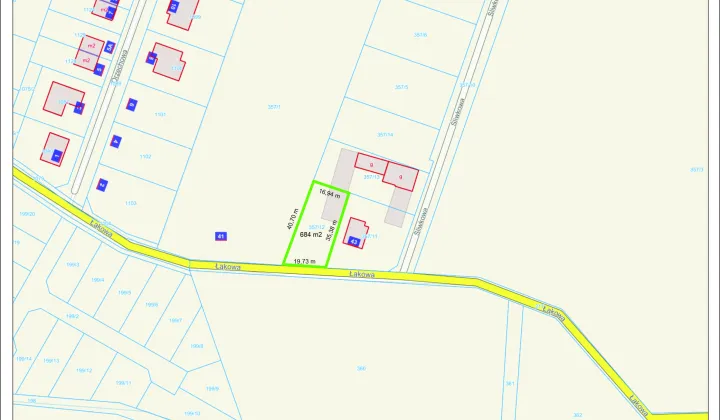 Działka budowlana Siekierki Wielkie, ul. Łąkowa