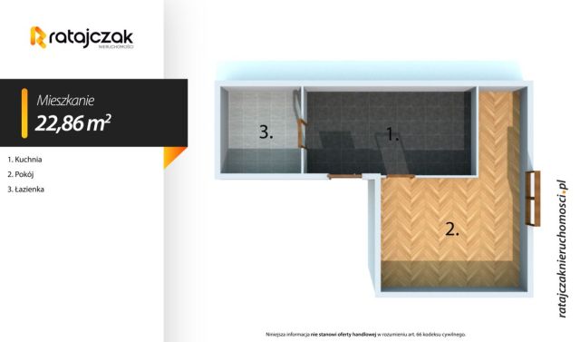 Mieszkanie 1-pokojowe Gdańsk Śródmieście, ul. Ogarna. Zdjęcie 7