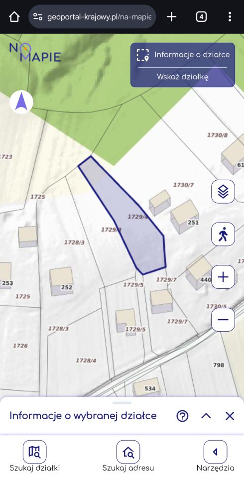 Działka budowlana Stary Wiśnicz Zagrody. Zdjęcie 2