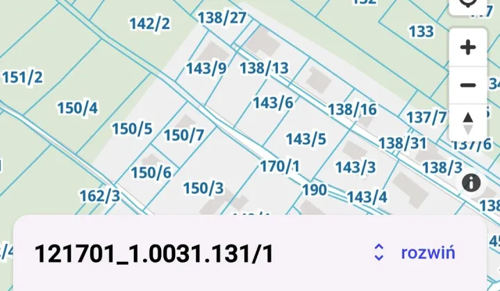 Działka rolna Zakopane Zwijacze, ul. Króle