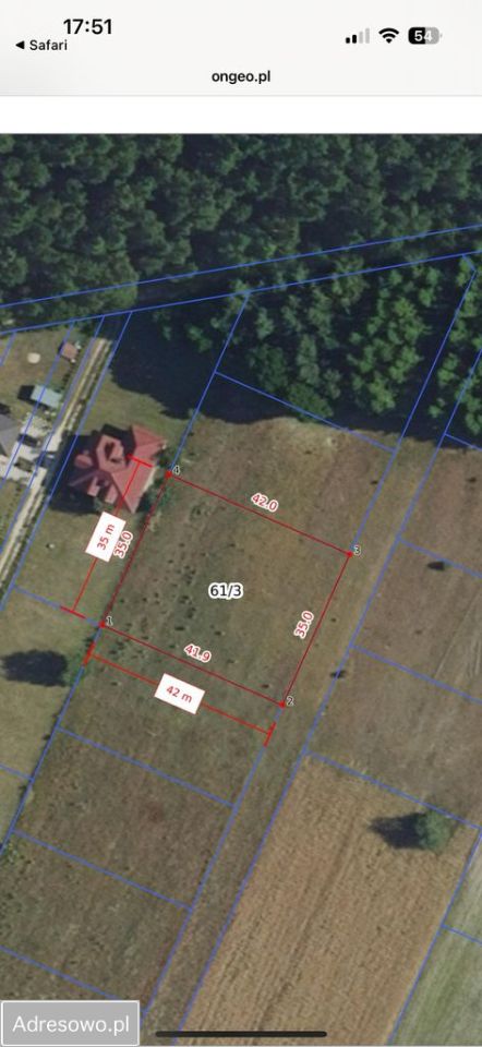 Działka budowlana Twarda. Zdjęcie 4