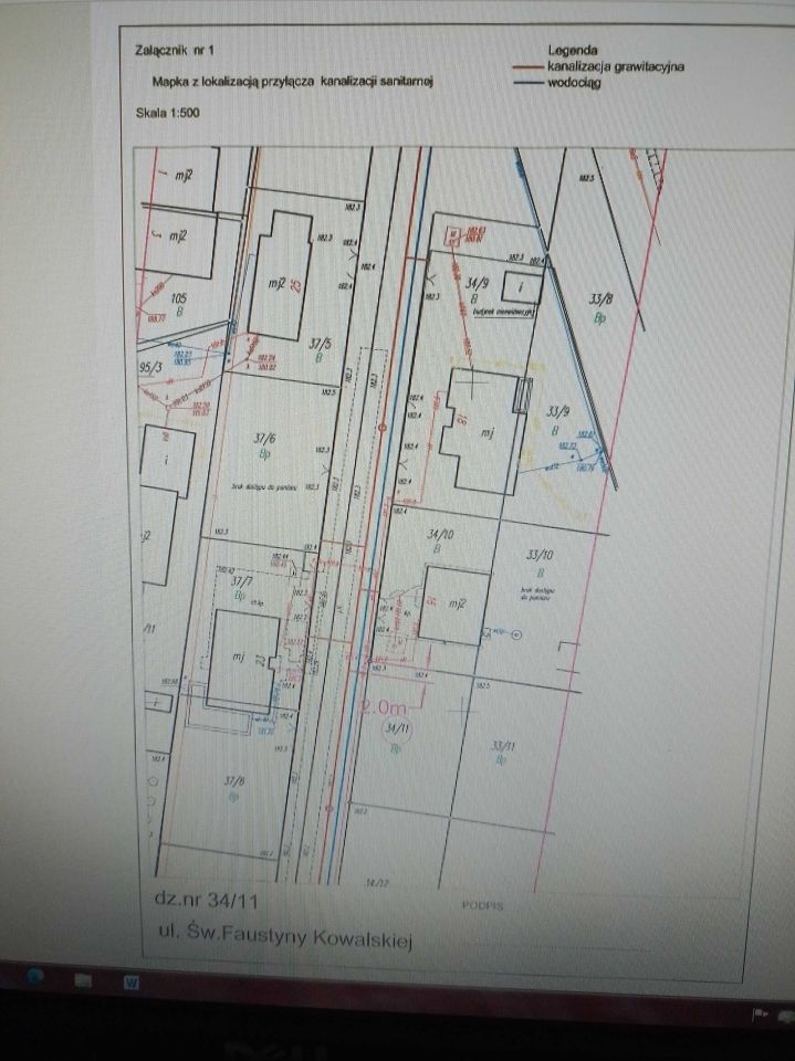 Działka budowlana Łask, ul. św. Faustyny. Zdjęcie 2