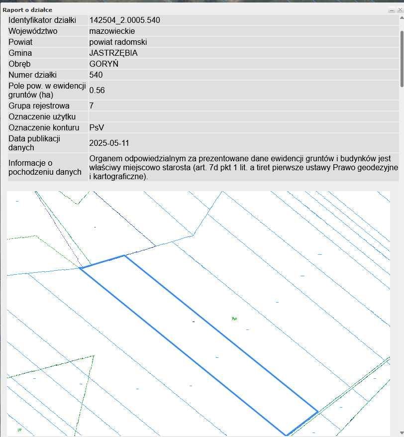 Działka rolna Goryń. Zdjęcie 2