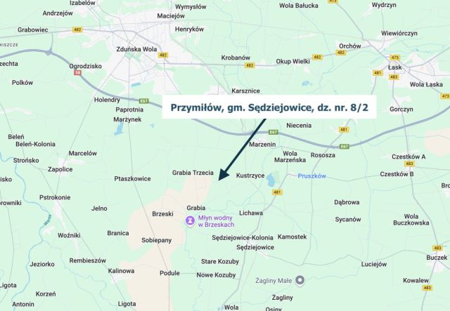 Działka rolna Przymiłów. Zdjęcie 10