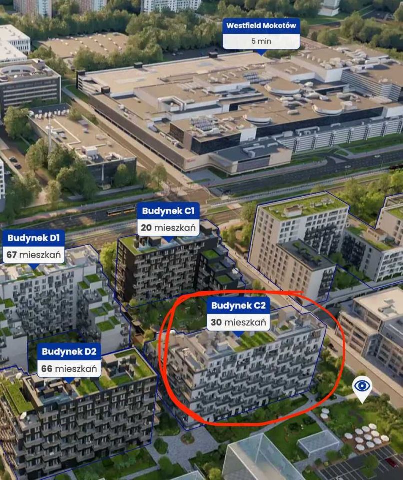 Mieszkanie 4-pokojowe Warszawa Mokotów, ul. Wołoska. Zdjęcie 4