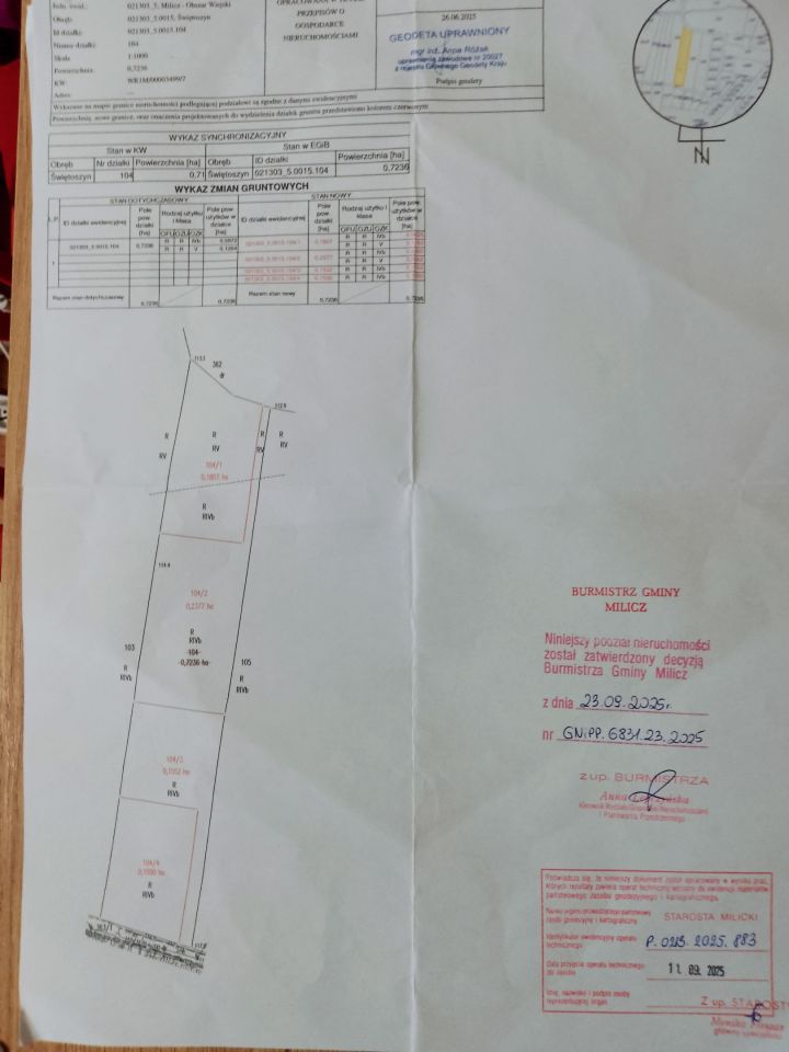 Działka budowlana Świętoszyn. Zdjęcie 2