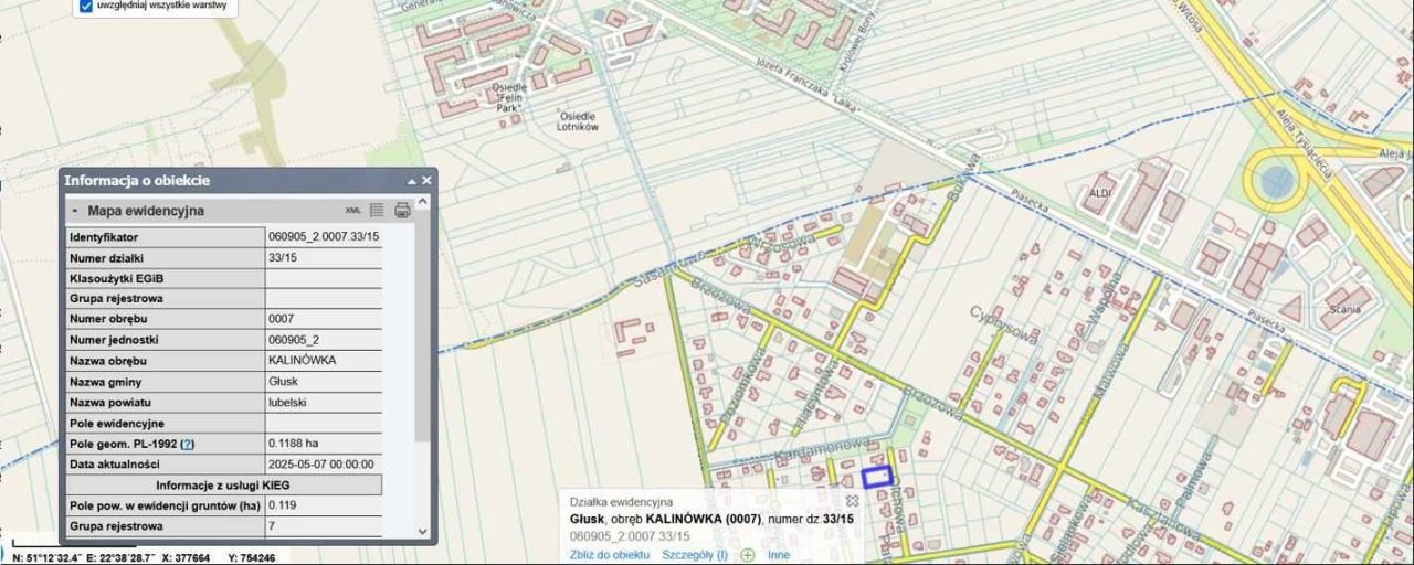 Działka budowlana Lublin Felin. Zdjęcie 3