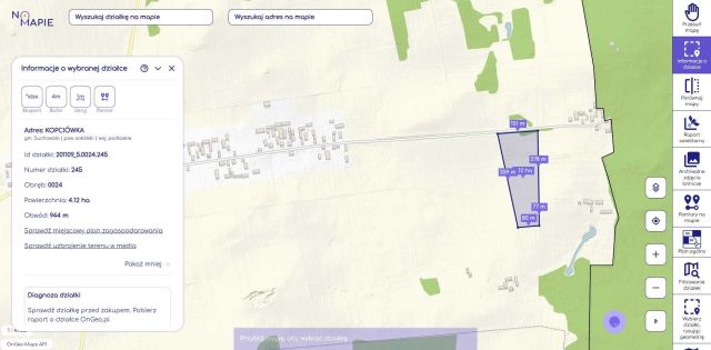 Działka rolna Kopciówka. Zdjęcie 1