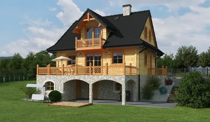 dom wolnostojący Koniaków