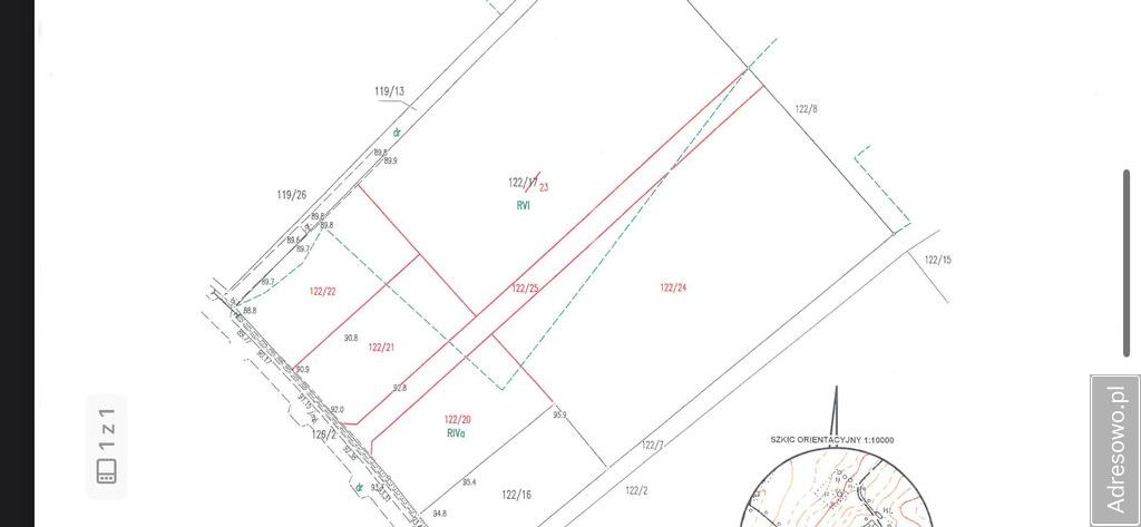 Działka budowlana Gorczenica. Zdjęcie 2