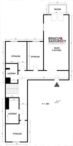 Mieszkanie 5-pokojowe Kraków Bieżanów, ul. Henryka i Karola Czeczów. Zdjęcie 34