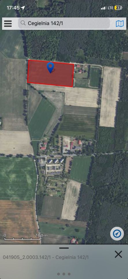 Działka rolna Cegielnia. Zdjęcie 1