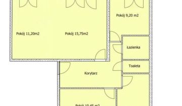 Mieszkanie 3-pokojowe Kościan Centrum, os. Jagiellońskie