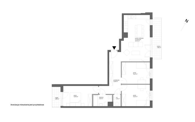 Mieszkanie 4-pokojowe Kraków Bieżanów, ul. Henryka i Karola Czeczów. Zdjęcie 7