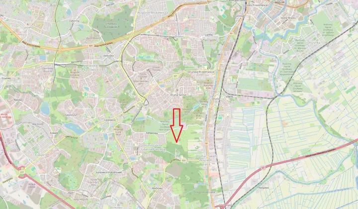 Działka budowlana Gdańsk Orunia Górna, ul. Wolińska