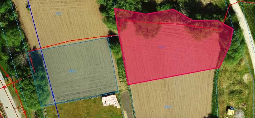 Działka budowlana Łęki, ul. Akacjowa. Zdjęcie 2