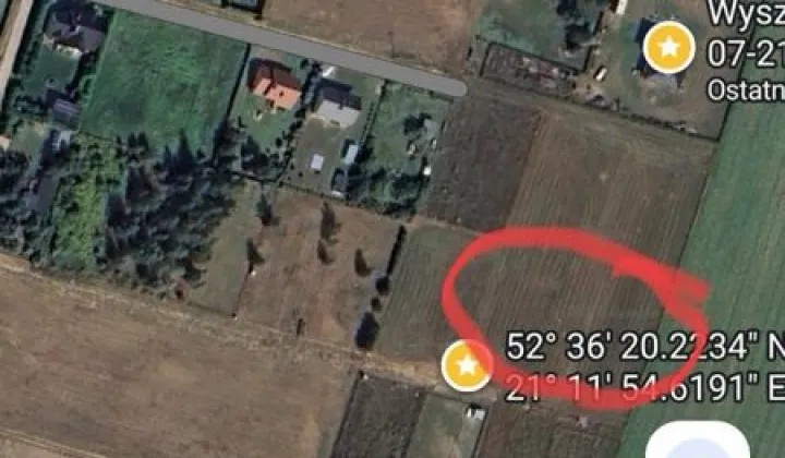 Działka budowlana Zatory