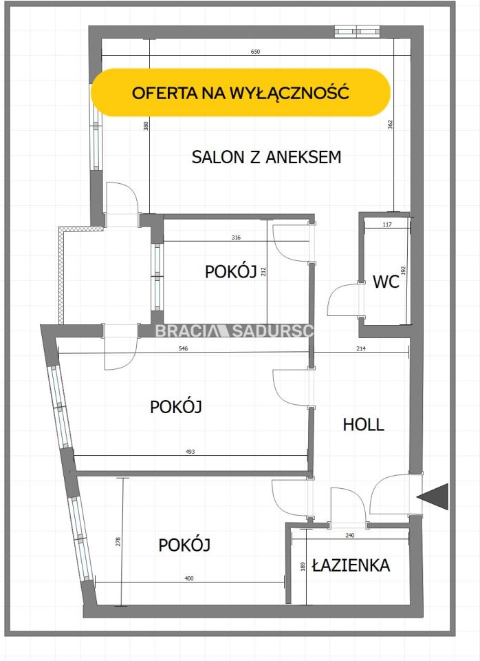 Mieszkanie 4-pokojowe Kraków Podgórze, ul. Feliksa Wrobela. Zdjęcie 24