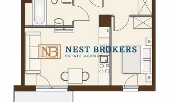 Mieszkanie 2-pokojowe Kraków, ul. Josepha Conrada