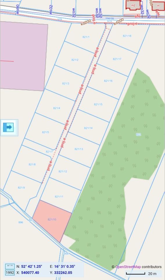 Działka budowlana Obrzycko, ul. Kolejowa. Zdjęcie 3