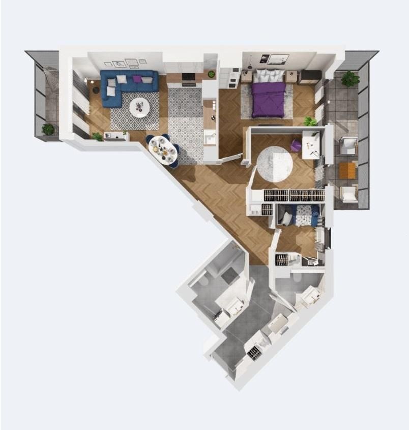 Mieszkanie 4-pokojowe Poznań Starołęka Mała, ul. Unii Lubelskiej. Zdjęcie 8