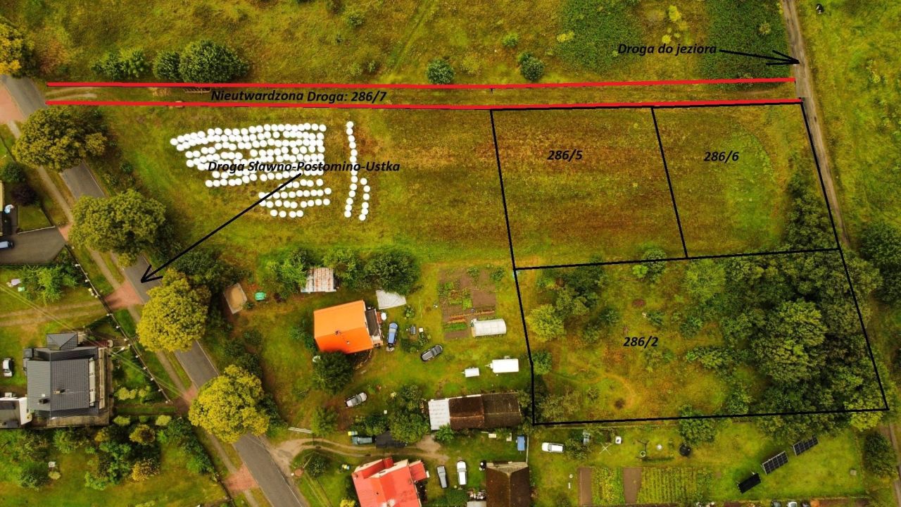 Działka budowlana Sławsko. Zdjęcie 1