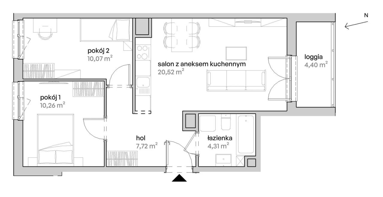 Mieszkanie 3-pokojowe Poznań Starołęka, ul. Unii Lubelskiej. Zdjęcie 7